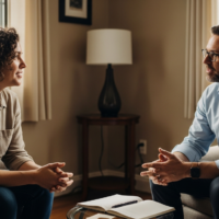 A supportive therapy session for someone with personality disorders