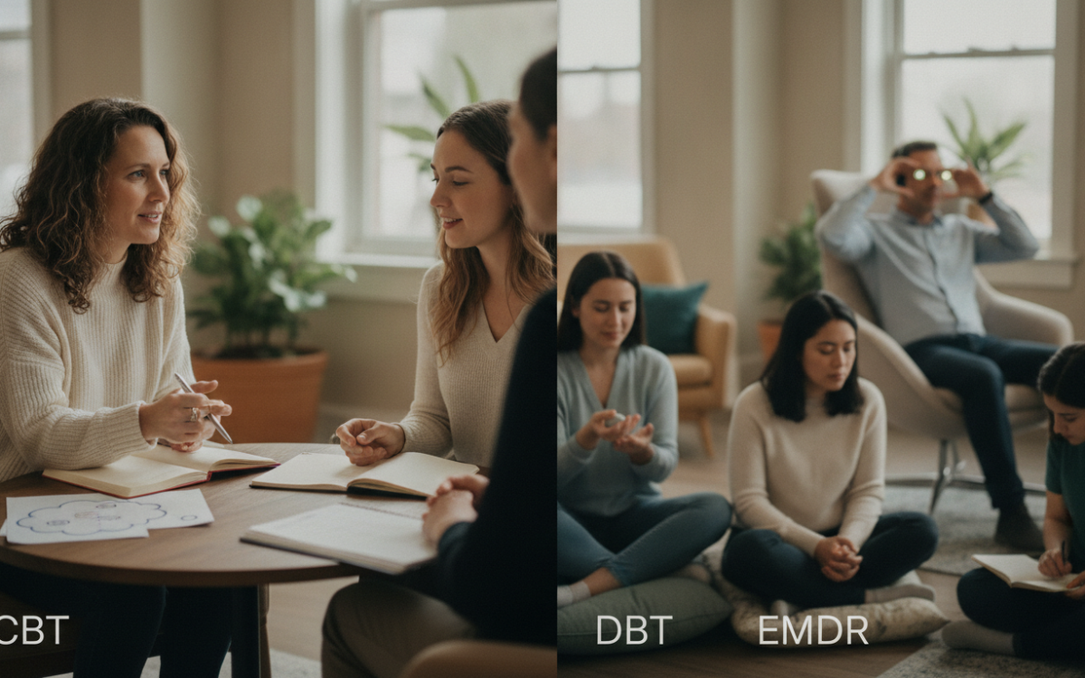 Psychotherapy Modalities: CBT, DBT, and EMDR